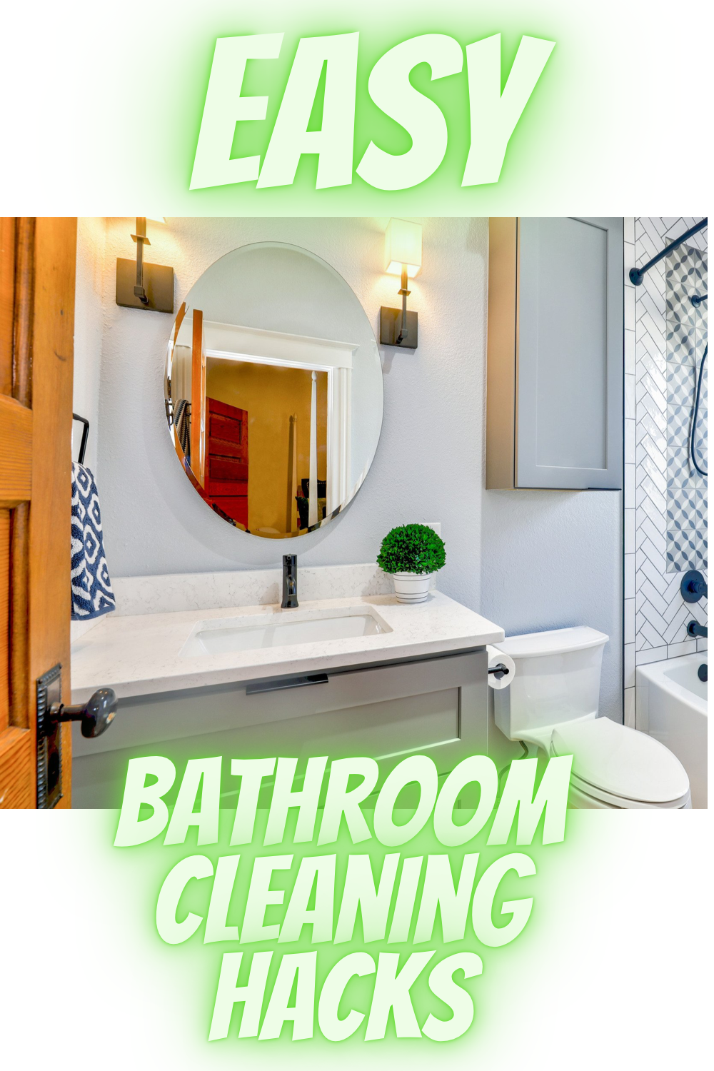 5 Easy Bathroom Cleaning Hacks • Rachel